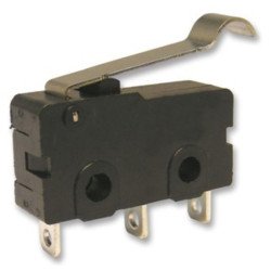 מפסק מיקרו SPDT 5A  ידית מכופפת